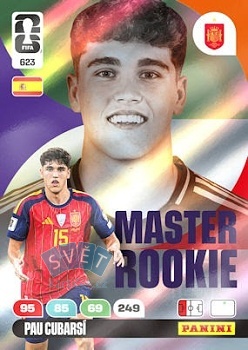 Pau Cubarsi Spain Panini FIFA World Cup 2026 Adrenalyn XL Master Rookies #623